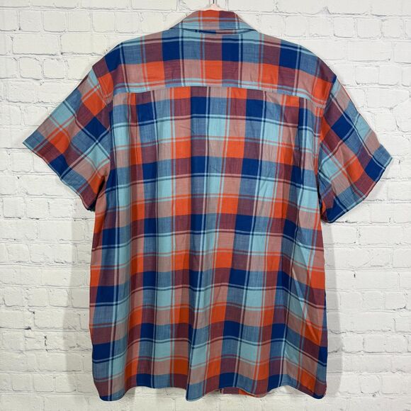 Carhartt Shirt Men Size XL Plaid Rudge Flex Short Sleeve Relaxed Fit Lightweight - Picture 2 of 10
